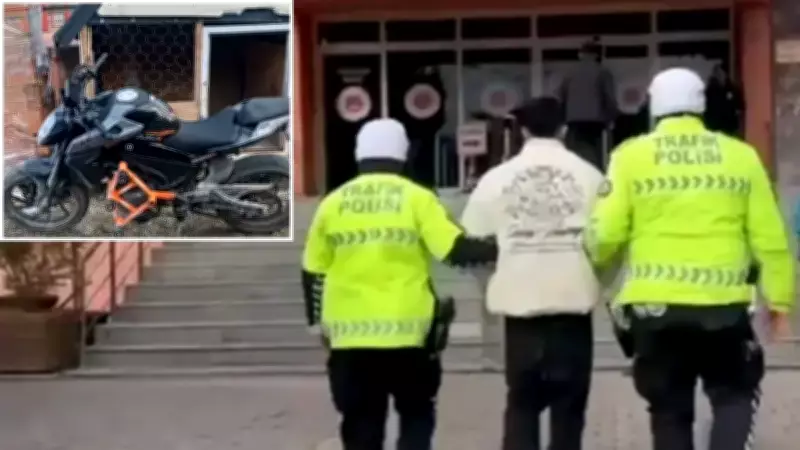 Karabük'te Polisten Kaçmaya Çalışan Motosiklet Sürücüsüne 69 Bin 200 Lira Ceza