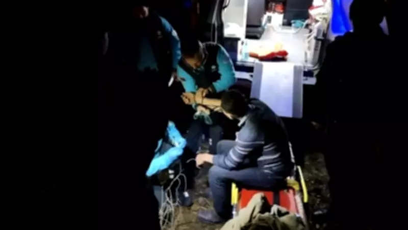 Karaman'da Define Aramak İçin Girdikleri Sarnıçta Mahsur Kalan 3 Kişi Kurtarıldı ve Gözaltına Alındı