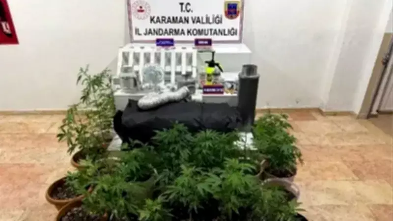 Karaman'da Jandarma Operasyonu: Uyuşturucu ve Tarihi Eserler Ele Geçirildi, 6 Tutuklama