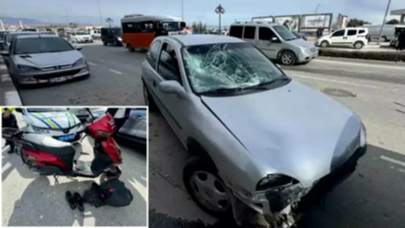 Karaman'da Otomobil ile Elektrikli Bisiklet Çarpıştı: İki Kişi Yaralandı