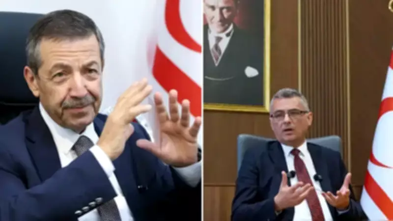 KKTC Dışişleri Bakanı Ertuğruloğlu, Cumhurbaşkanı Erhürman'ın Kıbrıs Politikalarını Sert Eleştirdi