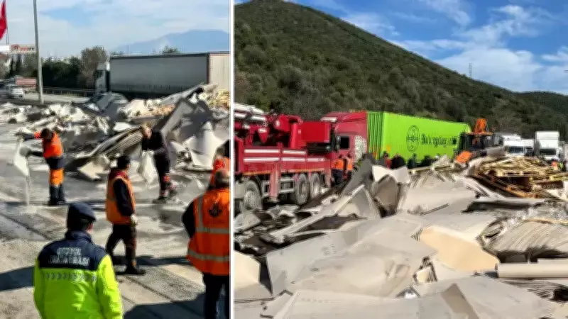 Kocaeli'deki Feci Kazanın Ardından İstanbul Yönü Trafiğe Açıldı