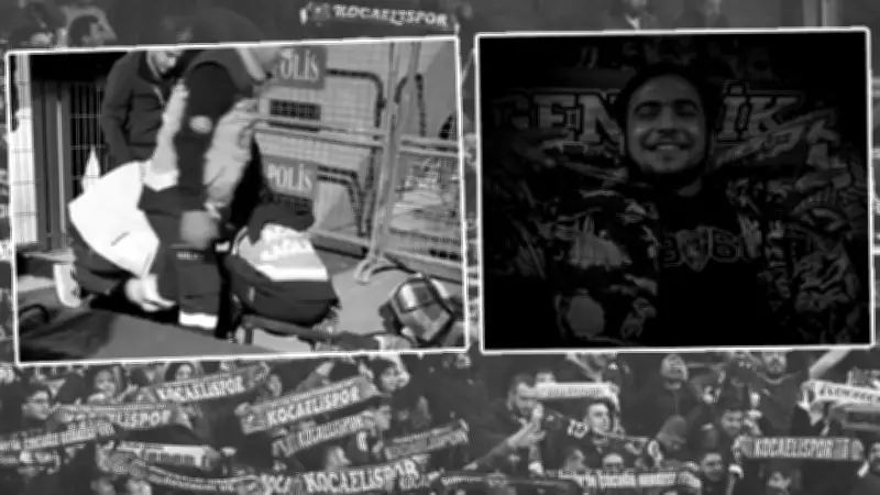 Kocaelispor-Beşiktaş Maçında Tribünden Düşen Taraftar Hayatını Kaybetti