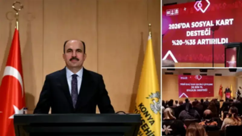 Konya Büyükşehir Belediye Başkanı Altay, 2025 Sosyal Destekleri ve 2026 Projelerini Açıkladı