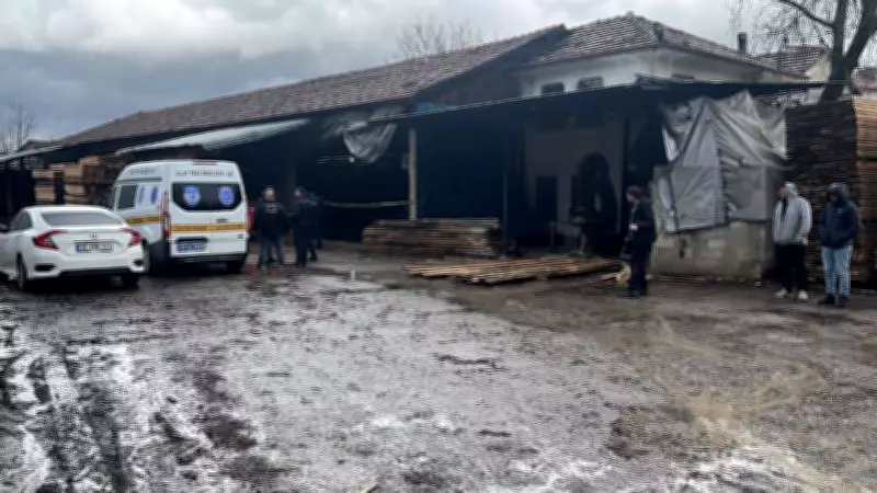 Kütahya'da Tomruk Biçme Makinesine Düşen İşçi Hayatını Kaybetti