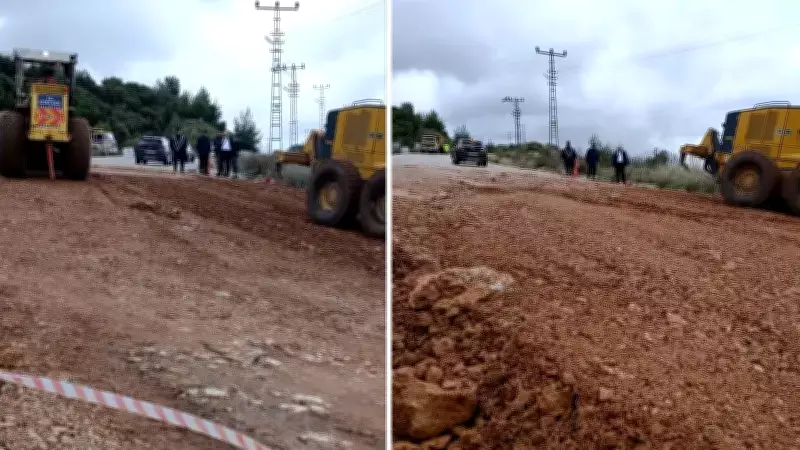 Kumluca'da Heyelan Nedeniyle Kapanan Adrasan-Belen Yolu Trafiğe Açıldı