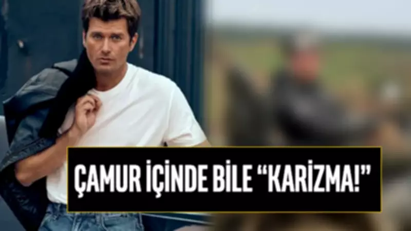 Kıvanç Tatlıtuğ Çamur İçinde Karizma Şovu Yaptı, Sosyal Medya Yorum Yağdırdı