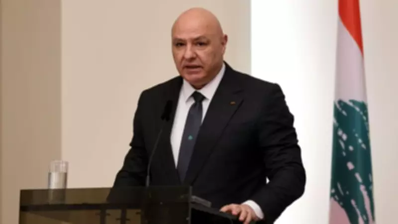 Lübnan Cumhurbaşkanı Avn, İsrail Saldırılarını Düşmanca Eylem Olarak Nitelendirdi