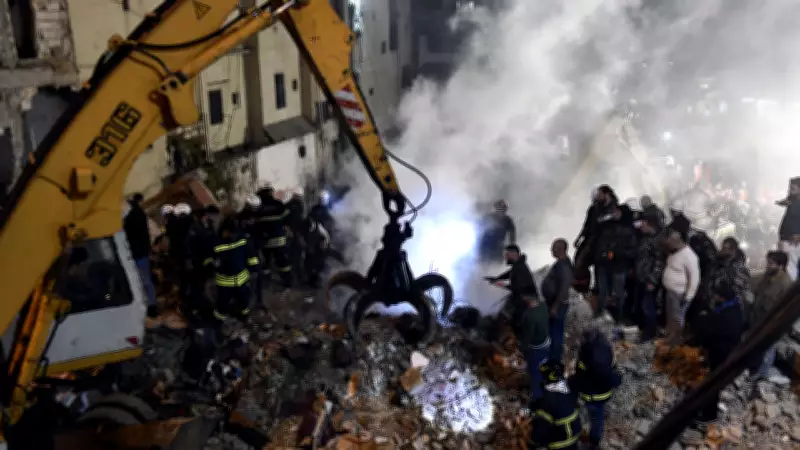 Lübnan'ın Trablusşam Kentinde Bina Çöktü: 6 Kişi Hayatını Kaybetti, 7 Kişi Yaralandı