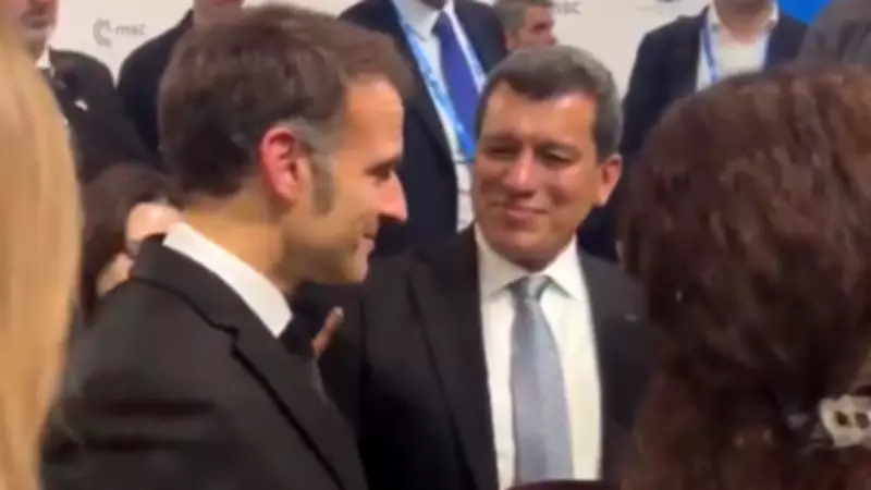 Macron, YPG Elebaşı Ferhat Abdi Şahin ile Münih'te Görüştü