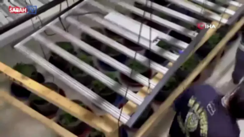 Maltepe'de Drone ile Tespit Edilen Uyuşturucu Serasında 3 Kişi Gözaltına Alındı