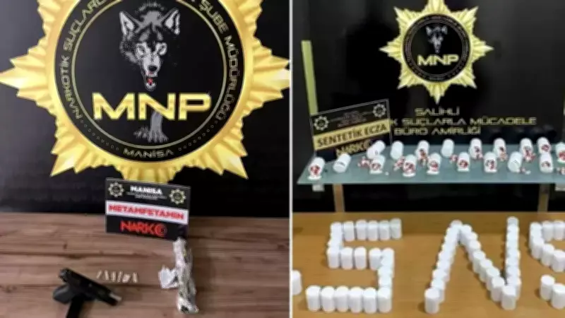 Manisa'da Büyük Uyuşturucu Operasyonu: 14 Bin 866 Hap Ele Geçirildi