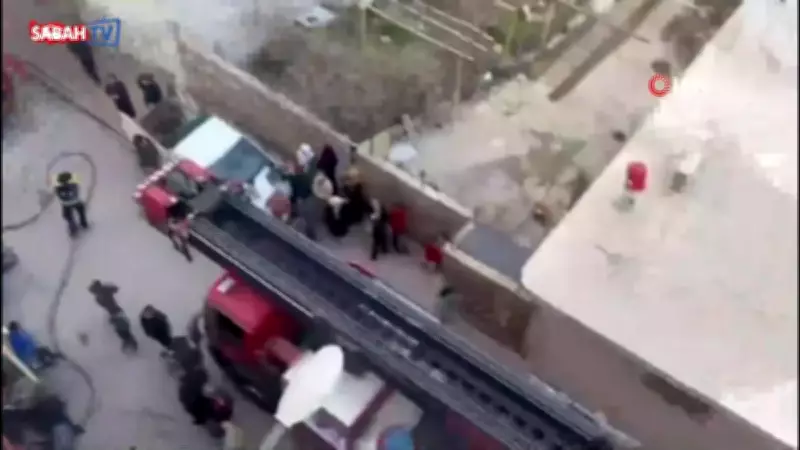 Mardin'de Apartman Dairesinde Çıkan Yangın İtfaiye Ekiplerince Kontrol Altına Alındı