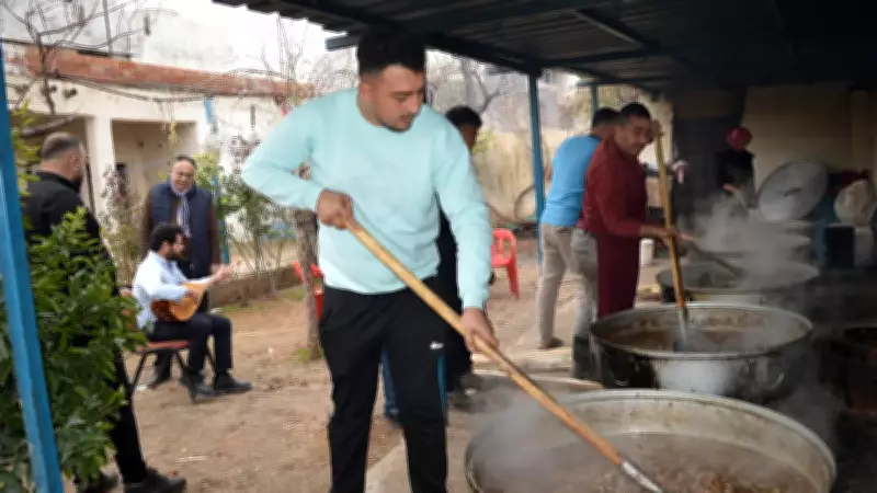 Mardin'de Ramazan Kavurması Kazanları Kaynadı: İftar ve Sahur Sofraları İçin Geleneksel Lezzet Hazır