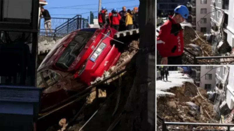 Menemen'deki Şiddetli Sağanak Sonrası Toprak Kayması: 3 Bina Boşaltıldı, 151 Kişi Tahliye Edildi