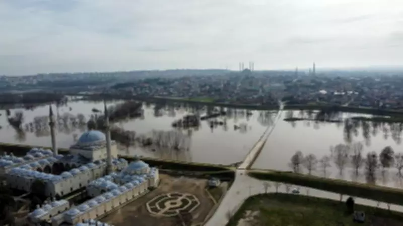 Meriç Nehri'nde İkaz Seviyesi Turuncuya İndi, Taşkın Riski Azalıyor