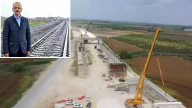 Mersin-Gaziantep Hızlı Tren Hattı ile Seyahat Süresi 4 Saat Kısalacak