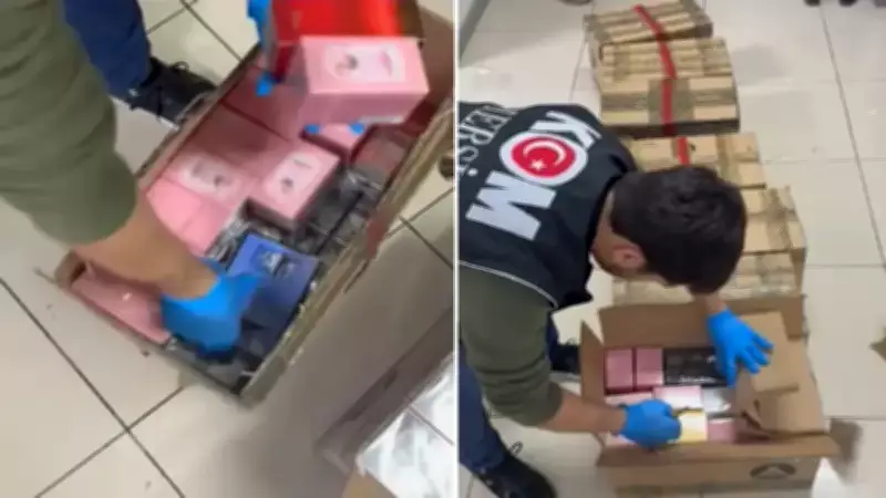 Mersin'de Kargo Kolisinden 459 Kaçak Parfüm Çıktı, 1 Şüpheli Yakalandı