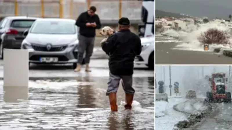 Meteoroloji'den Batı İçin Fırtına ve Sağanak Uyarısı: Sarı Kod Verildi