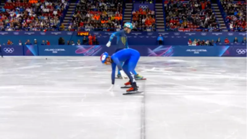 Milano-Cortina'da Tarihi Foto Finiş: Kazak Patenci 0.9 Santimetre Farkla Şampiyon