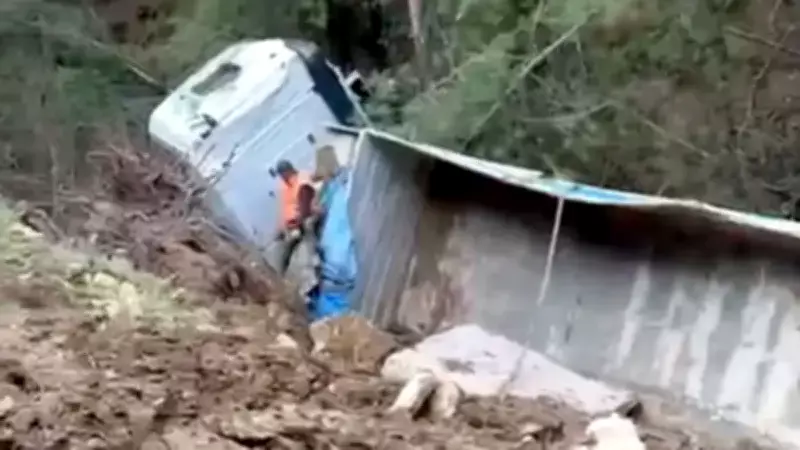 Milas'ta Tır Ormanlık Alana Devrildi: Sürücü Yaralandı, Ekipler Hızlı Müdahale Etti