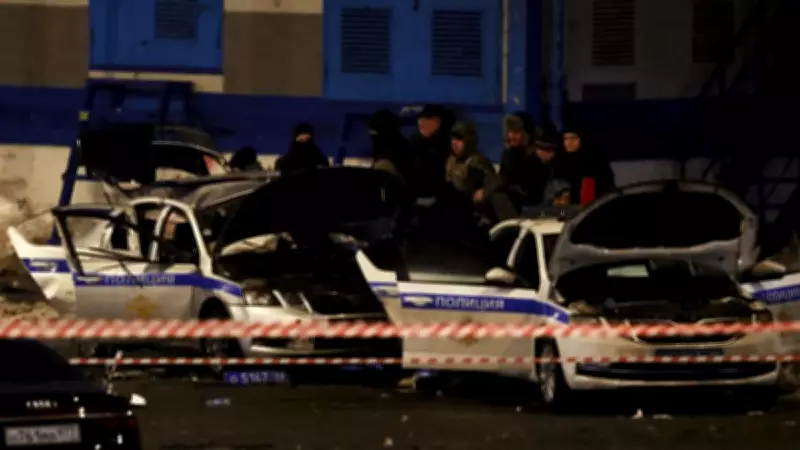 Moskova'da Polis Devriye Aracına Bombalı Saldırı: 1 Polis Şehit Oldu