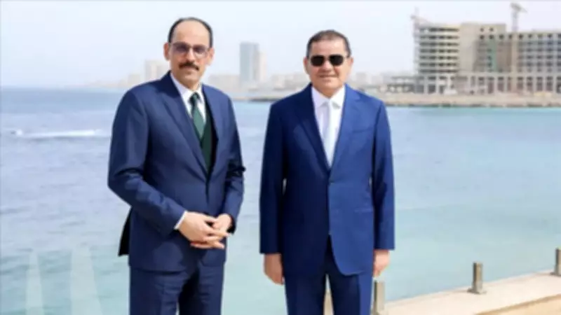 MİT Başkanı Kalın Libya'da: Dibeybe ile Trablus'ta Görüştü