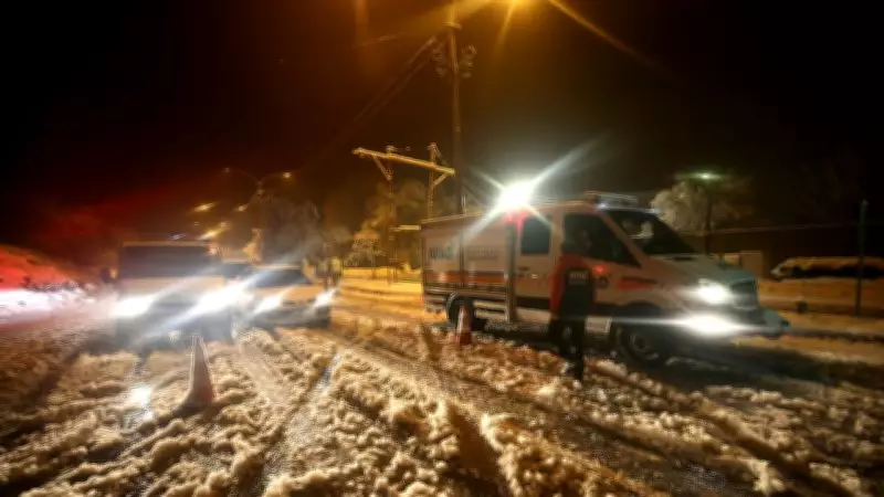 Muş-Bingöl Karayolunda Karda Mahsur Kalan 80 Kişi Kurtarıldı