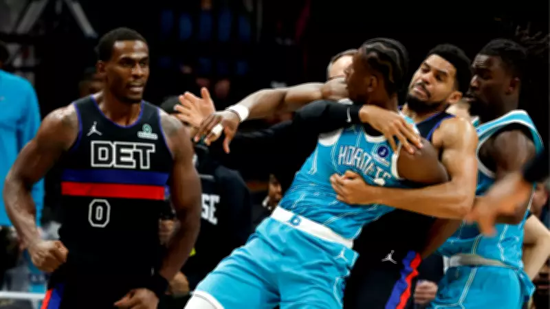 NBA'de Hornets-Pistons Maçı Sonrası Büyük Cezalar: 4 Oyuncuya Men