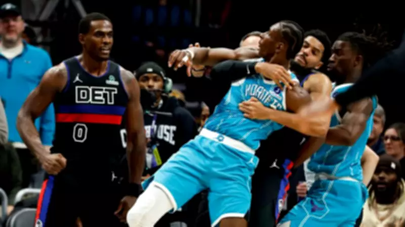 NBA'de Hornets-Pistons Maçında Kavga Patlak Verdi: 4 Oyuncu ve Antrenör İhraç Edildi
