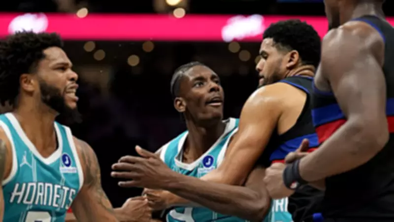 NBA'de Hornets-Pistons Maçındaki Kavga Sonrası 4 Oyuncuya Men Cezası