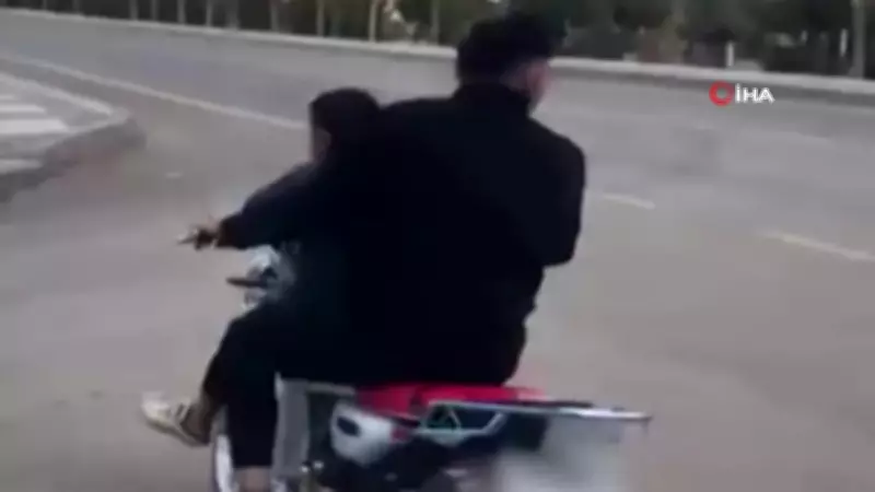 Nevşehir'de Akrobatik Hareket Yapan Motosiklet Sürücüsünün Ehliyeti Daimi Olarak İptal Edildi