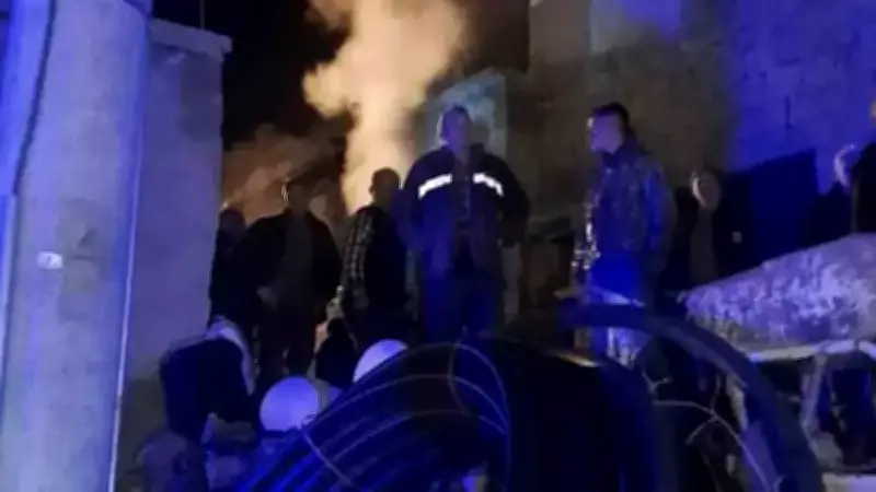 Niğde'de Sobanın Devrilmesi Sonucu Çıkan Yangında Bir Kişi Yaralandı