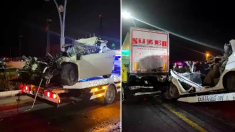 Niğde'de Tıra Arkadan Çarpan Otomobil Sürücüsü Hayatını Kaybetti