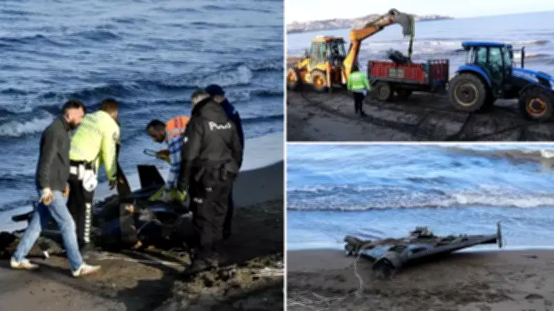 Ünye Sahilinde Bulunan İnsansız Hava Aracı SAS Ekiplerince İncelendi