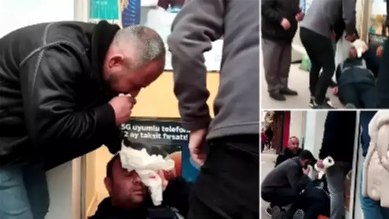 Ünye'de Şiddetli Rüzgar: Tabela İşçinin Başına Düştü, Yaralanma Meydana Geldi