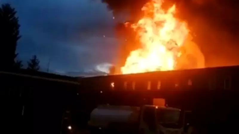 Ordu'da Büyük Yangın: Market Deposu ve İş Yeri Alevlere Teslim Oldu