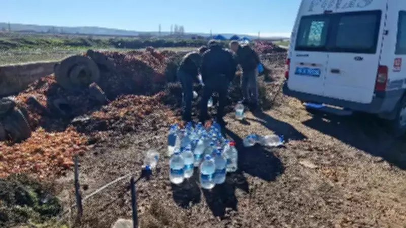 Çorum'da Büyük Operasyon: 180 Litre Kaçak Alkol Yakalandı ve İmha Edildi