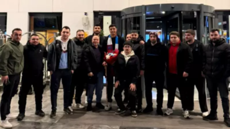 Oscar Cardozo, Trabzonspor-Fenerbahçe Maçı İçin Trabzon'da Coşkuyla Karşılandı