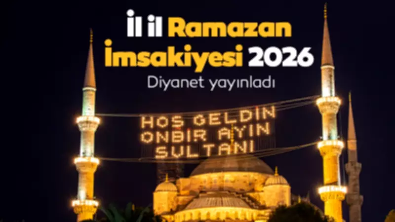 Ramazan 2026 İmsakiye Takvimi Açıklandı: İl İl Sahur ve İftar Saatleri