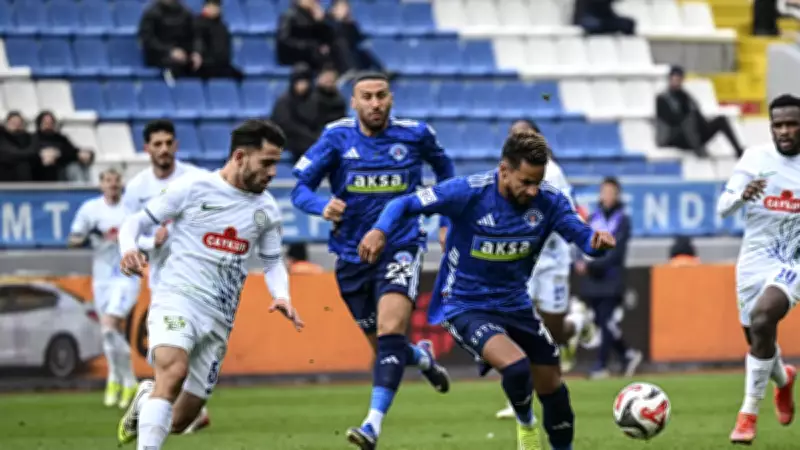 Rizespor, Kasımpaşa'yı 3-0 ile Deplasmanda Mağlup Etti