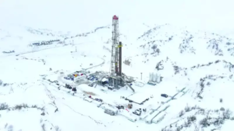 Şırnak'ta Gabar Dağı'nda Petrol Üretimi Kar ve Tipiye Rağmen Kesintisiz Sürüyor