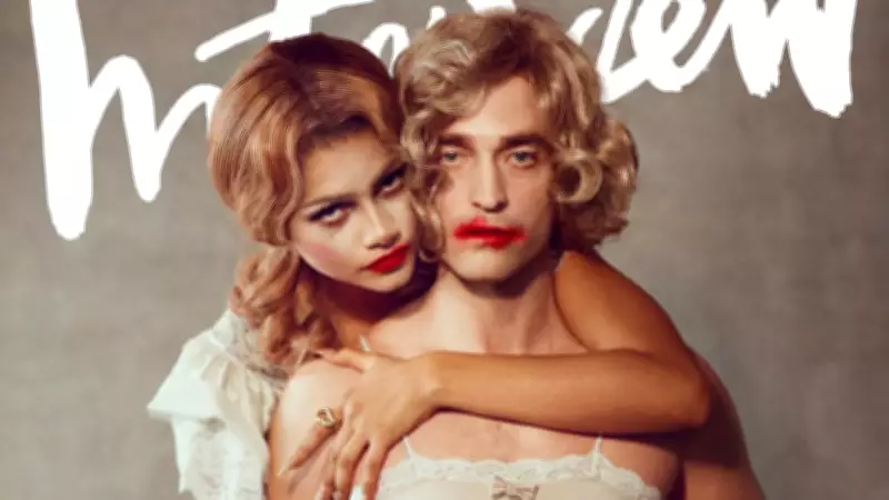 Robert Pattinson, Zendaya ile Kapak Çekiminde Kadın Kılığına Girdi