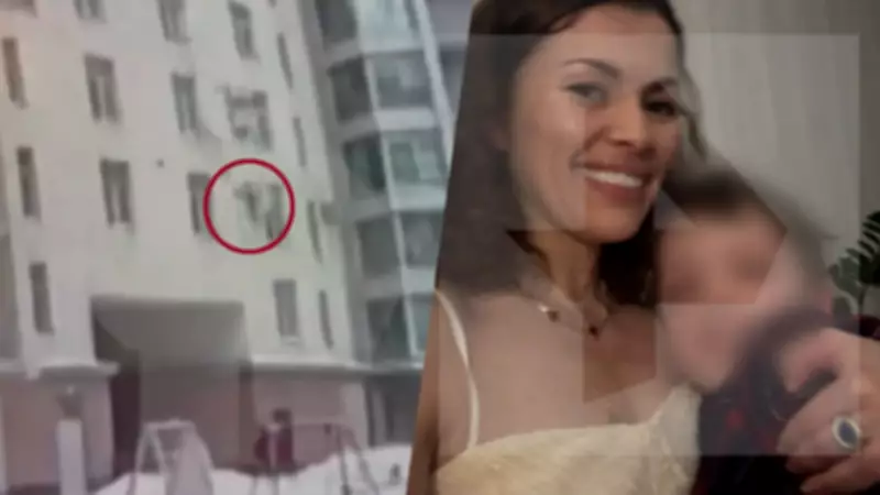 Rusya'da 7. Kattan Düşen Çocuğu Apartman Görevlisi Havada Yakaladı