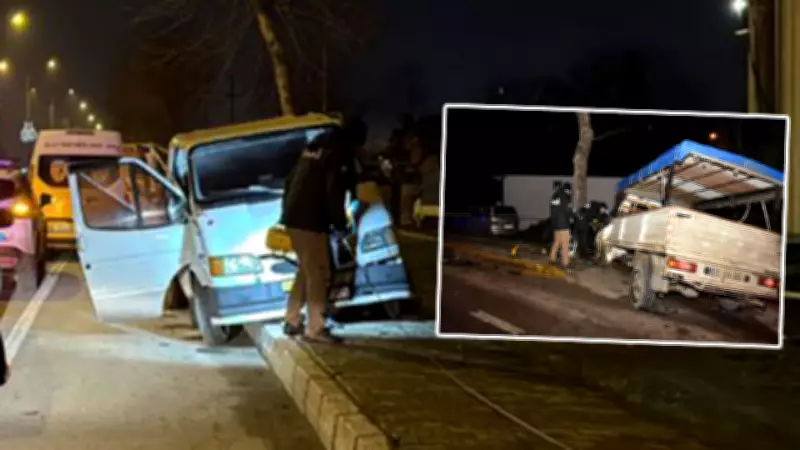 Sakarya'da İki Kamyonet Çarpıştı: Kaldırımdaki Genç Kadın Hayatını Kaybetti