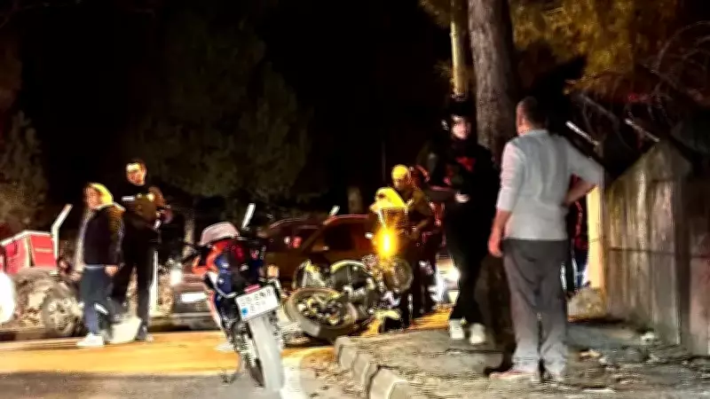 Samsun'da Polis Motosikletine Otomobil Çarptı: 2 Polis Yaralandı