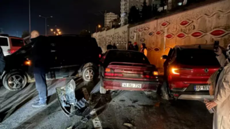 Samsun'da Zincirleme Trafik Kazası: 5 Araç Karıştı, 1 Yaralı