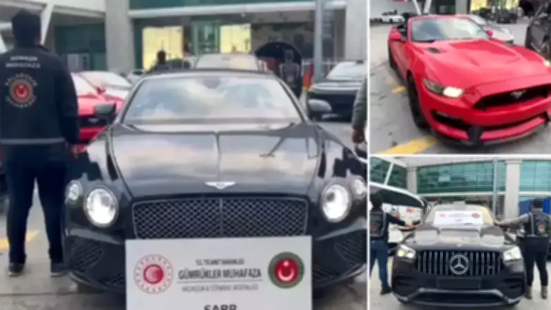 Sarp Gümrük Kapısı'nda 600 Milyon TL'lik Lüks Araç Operasyonu: 22 Gözaltı