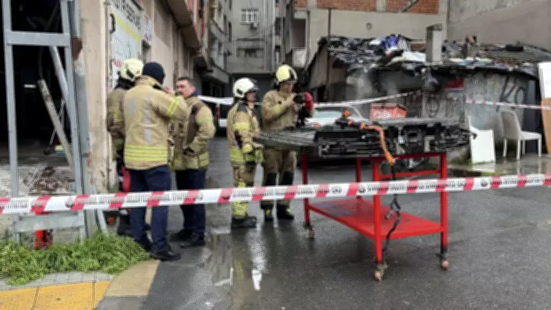 Sarıyer'de Elektrikli Araç Bataryası Patladı: Patlama Anı Kamerada!