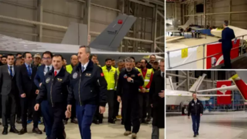 Savunma Sanayii Başkanı Görgün, KAAN'ın Yeni Prototiplerini İnceledi